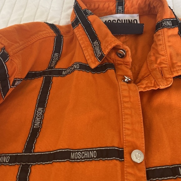 MOSCHINO LOGO Jean SHIRT/JACKET - Picture 5 of 8